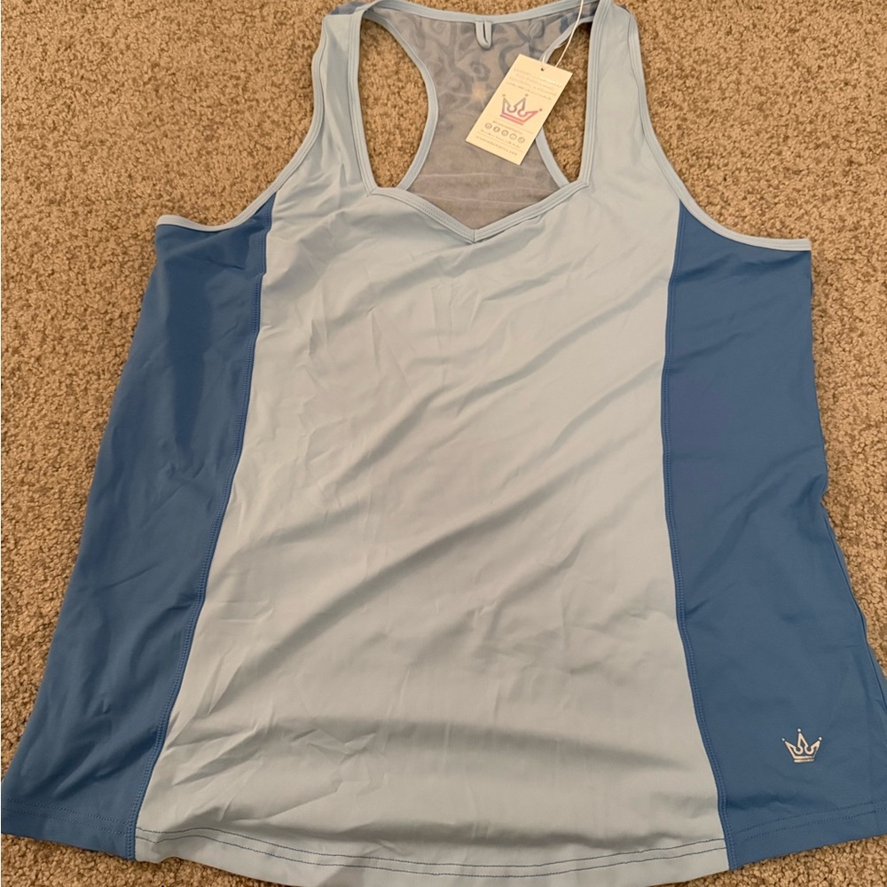 Crowned Athletic After Midnight Flow Tank